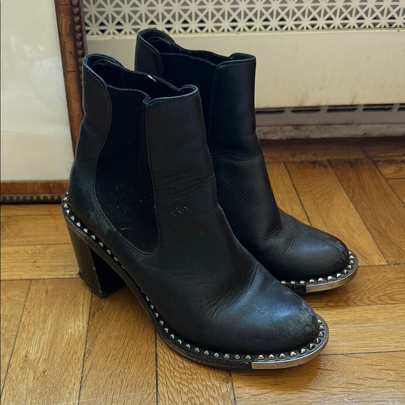 Miu Miu Studded Ankle Boots